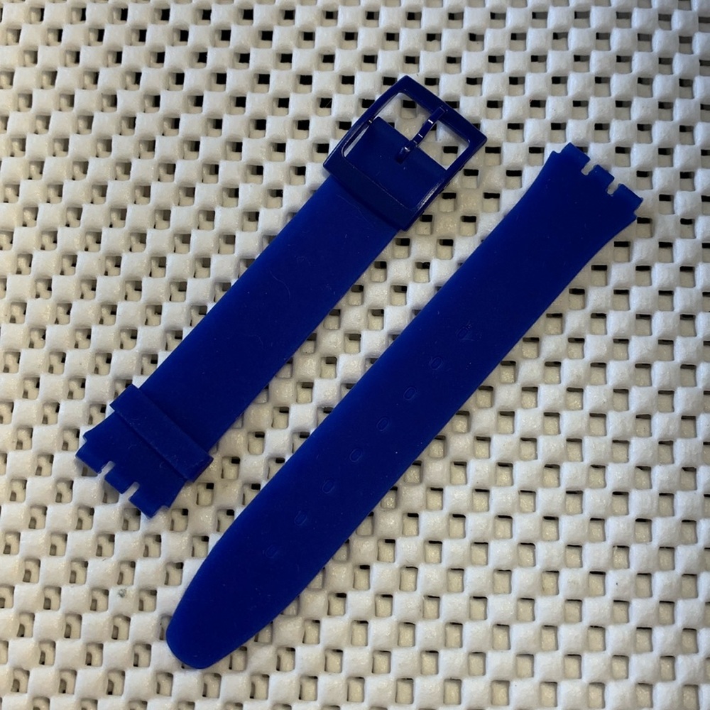 Blue Watch Band (Strap Only) - fits Swatch Skin model